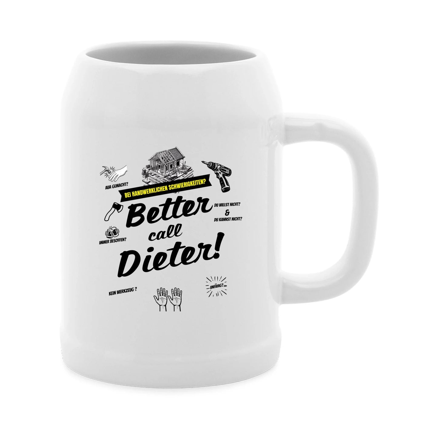 Better call... Bierkrug personalisierbar