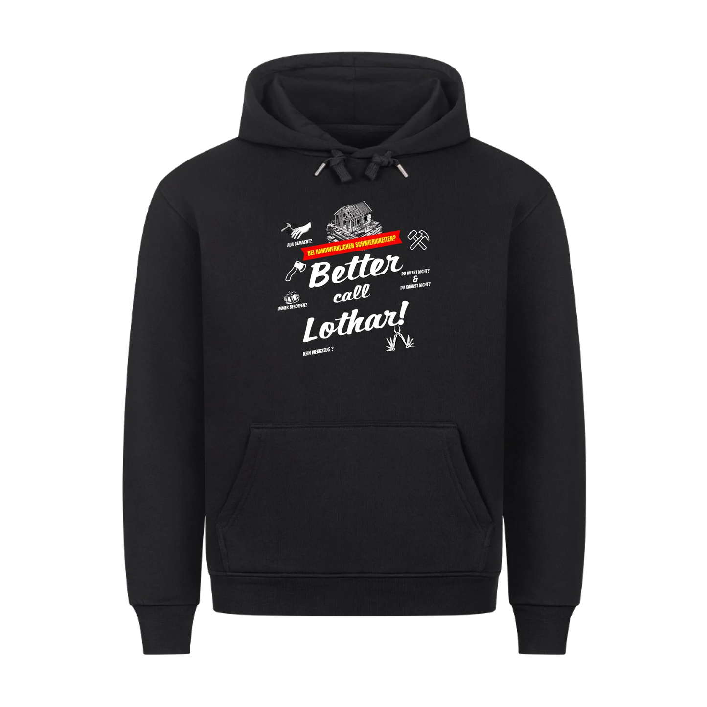 Hoodie Better call ... Dein Name