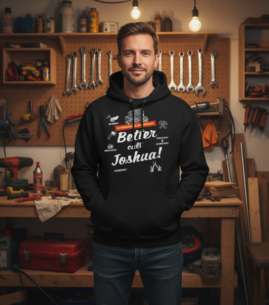 Hoodie Better call ... Dein Name